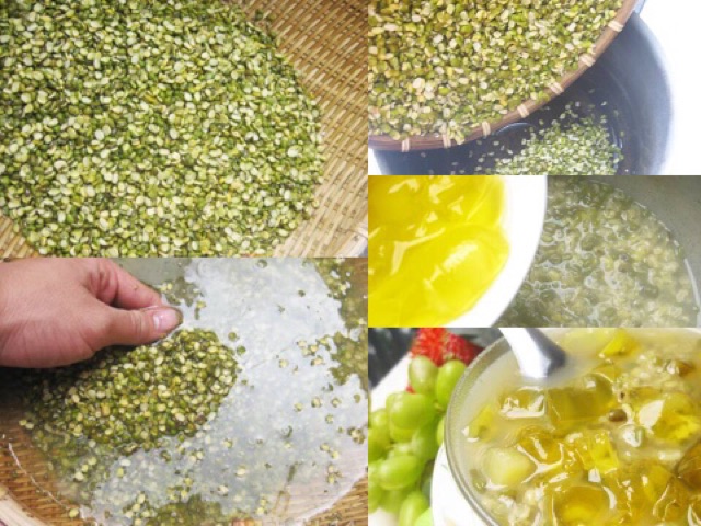 500g đậu xanh hột lam giá đỗ/ đậu cà tách nửa/ đậu ruột/ đậu đỏ