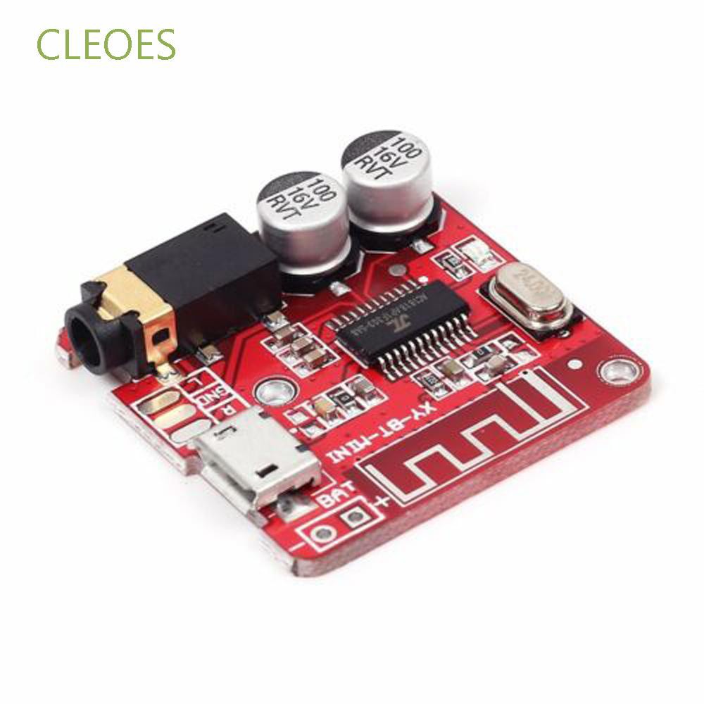 CLEOES Mini MP3 Bluetooth Module Stereo Bluetooth 4.1 Audio Receiver Board Wireless Music Amplifier Module BLE Lossless Decoder/Multicolor