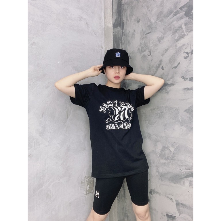 (HÀNG XUẤT XỊN) Mũ / Nón bucket đen logo xanh N26 M//L//B N//Y LOGO BUCKET HAT BLACK Made in Viet/nam full tag One size