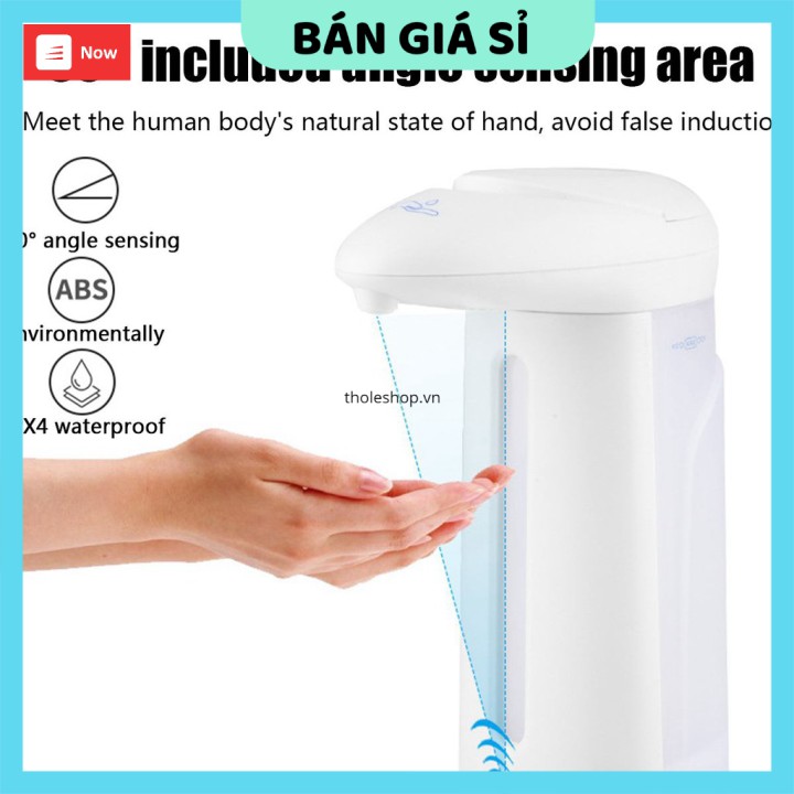 Đồ dùng nhà tắm  GIÁ VỐN  Hộp lấy xà phòng cảm biến tự động 330ml tiện lợi 9292