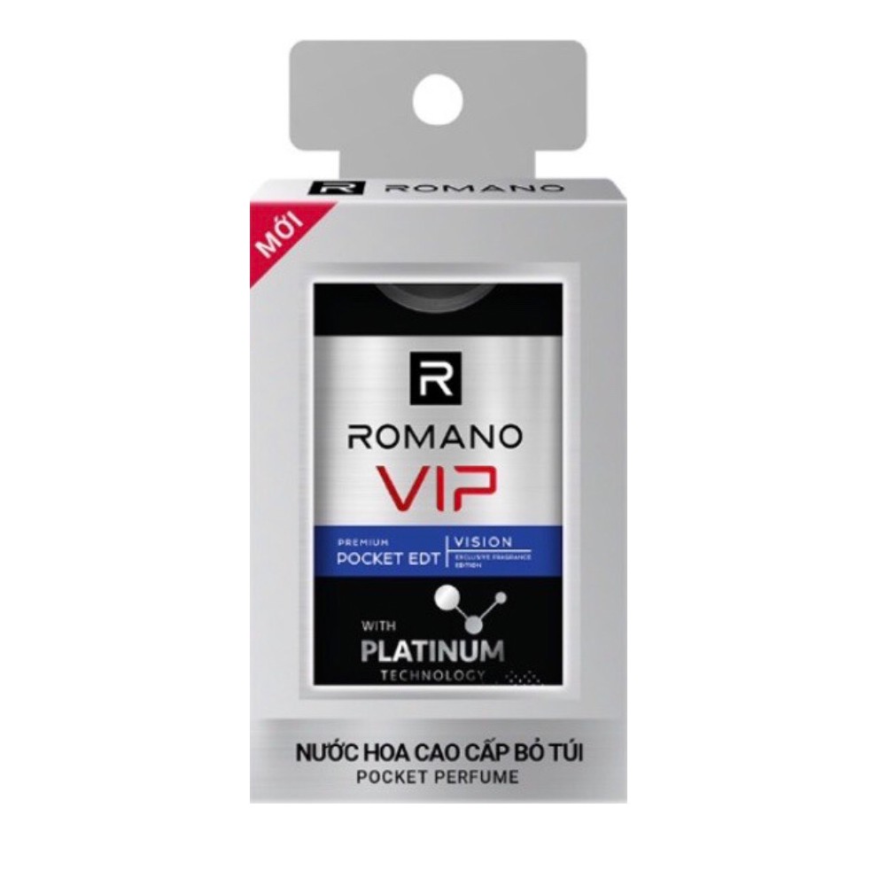 Nước Hoa Bỏ Túi Romano Vip Vision 18ml