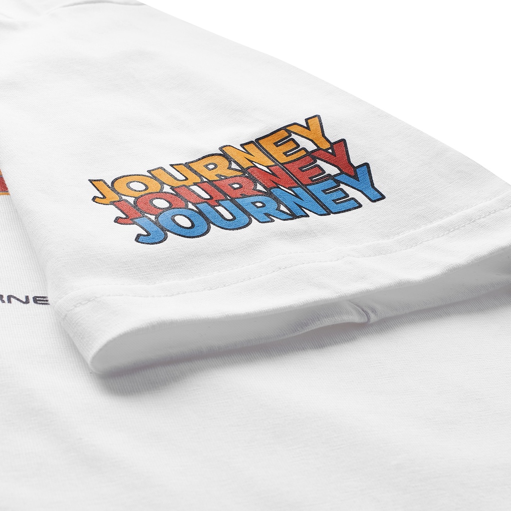 Áo Thun TSUN NewJourney - Trắng -  - In Kéo Lụa