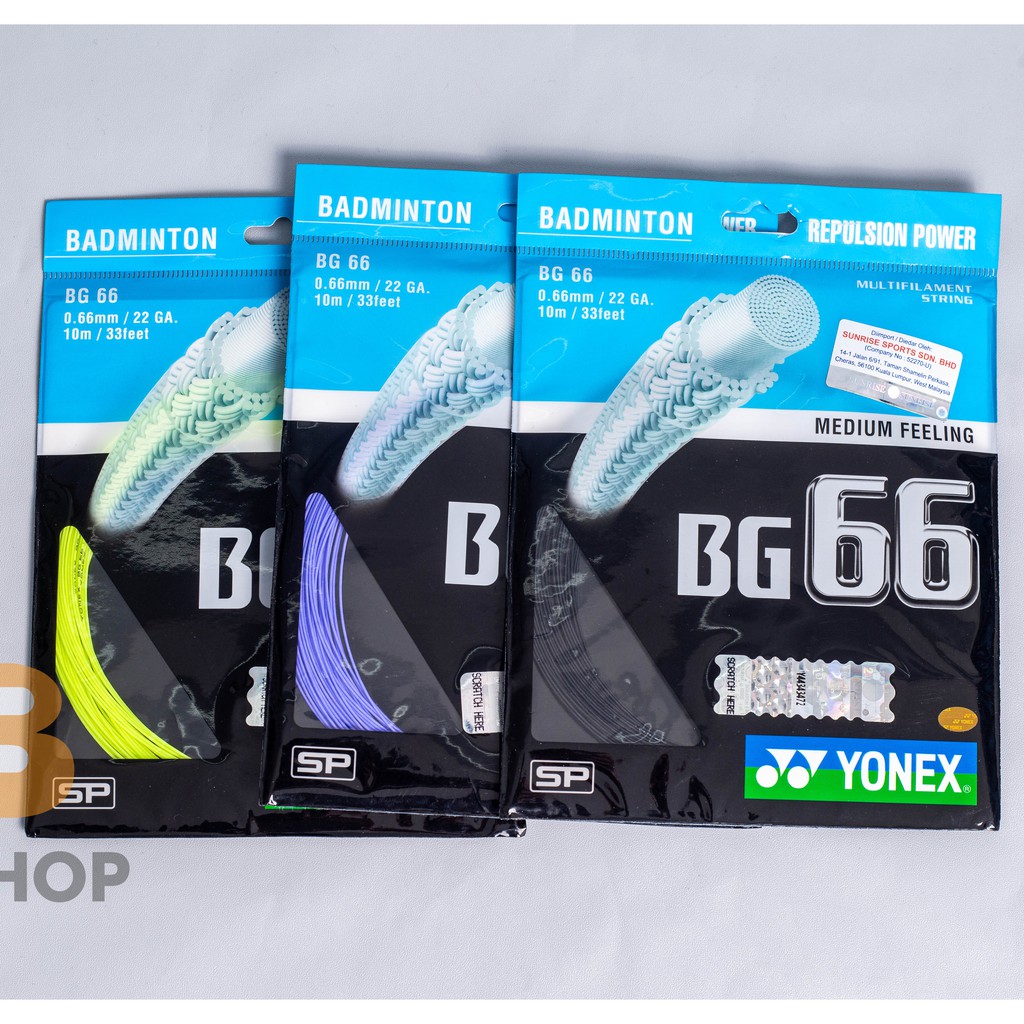 Cước Yonex - Cước đan vợt cầu lông Yonex BG66 chính hãng - Fbsport