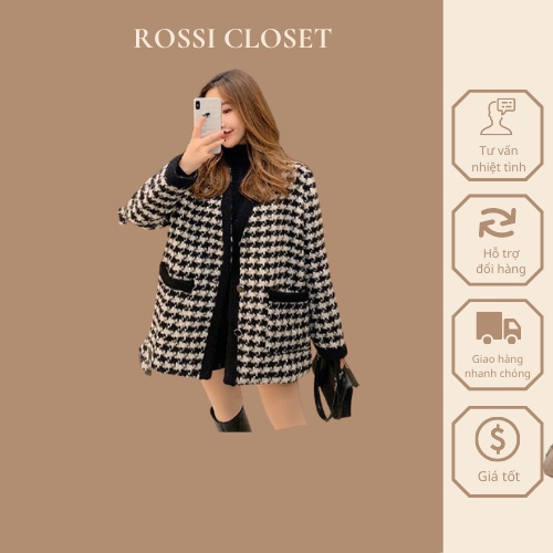 Áo khoác len cardigan tay dài cổ chữ V họa tiết cho nữ thu đông 2021_hàng Order có ảnh thật