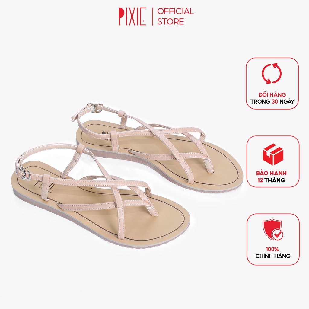 Giày Sandal Bệt Xỏ Ngón Pixie X497