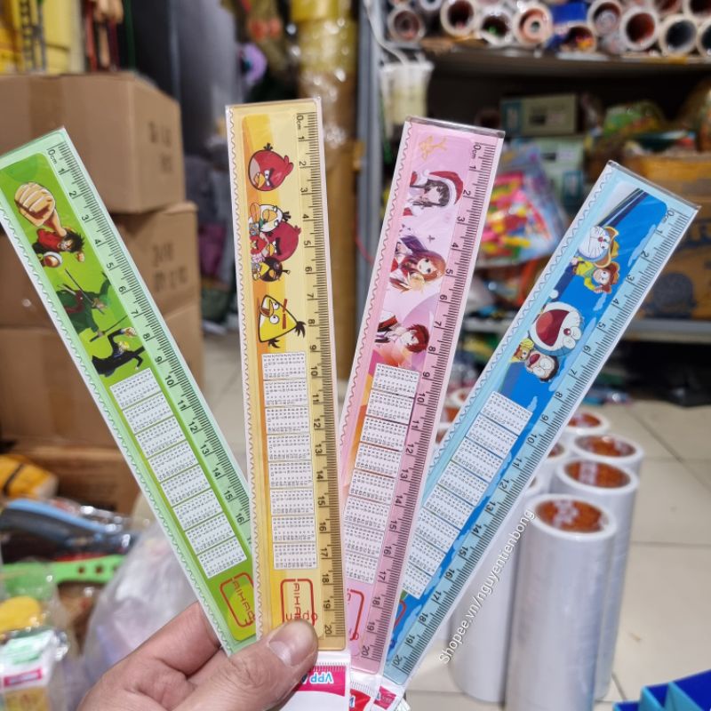 10 cái thước cửu chương 20cm Aihao sỉ