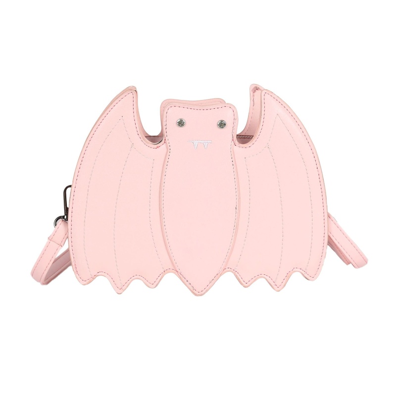 Túi Đeo Chéo Da Pu Hình Dơi Phong Cách Gothic