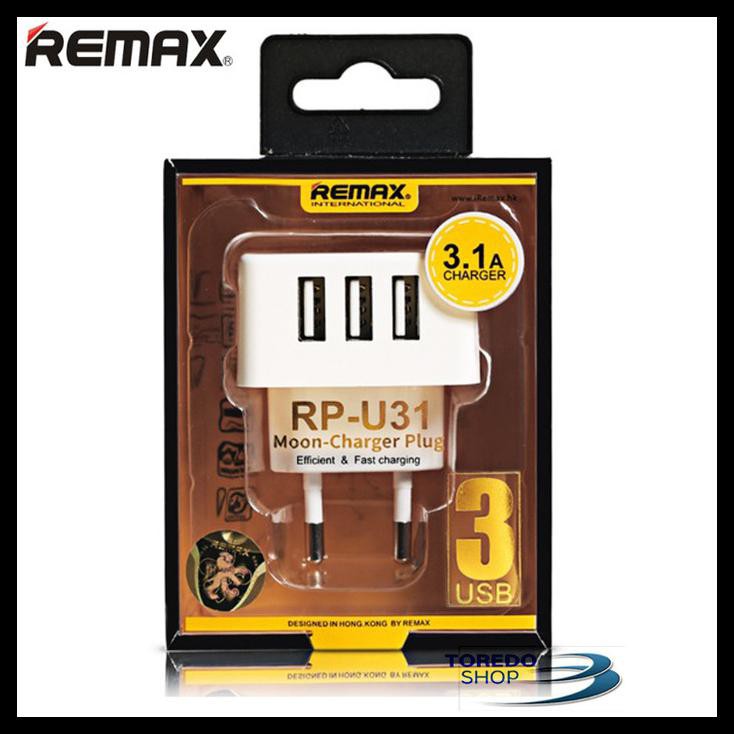 Củ Sạc Remax Rp-u31 3 Cổng Usb