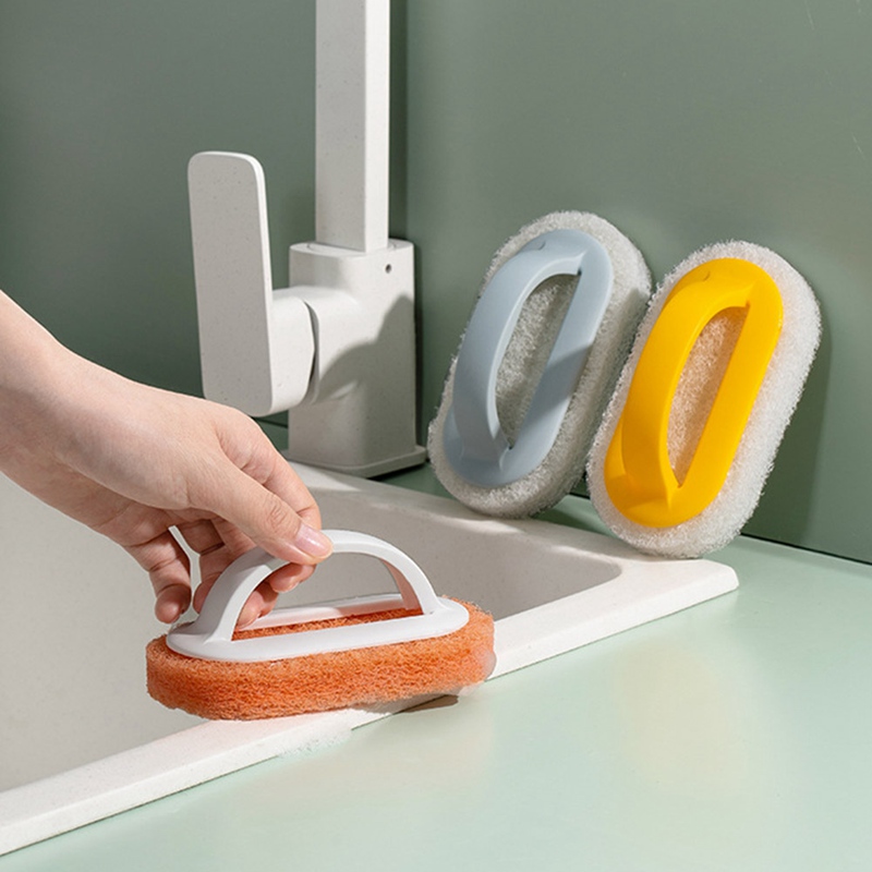 Bàn chải chà rửa bồn tắm bằng bọt biển tiện dụng chất lượng cao cho nhà bếp