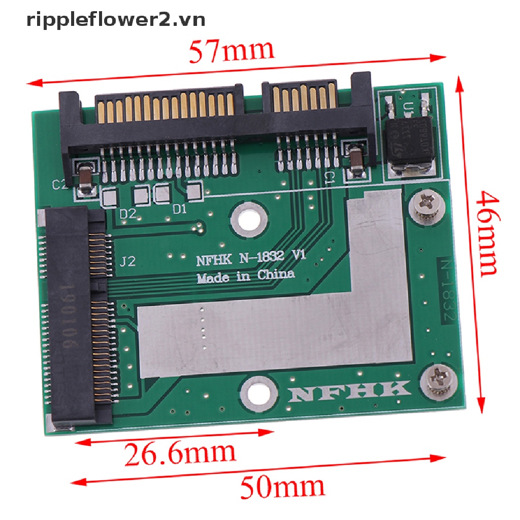 Bảng mạch chuyển đổi mSATA SSD sang 2.5'' SATA 6.0gps
 | BigBuy360 - bigbuy360.vn