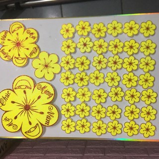 Hoa Mai Xốp trang trí Tết combo 2 set