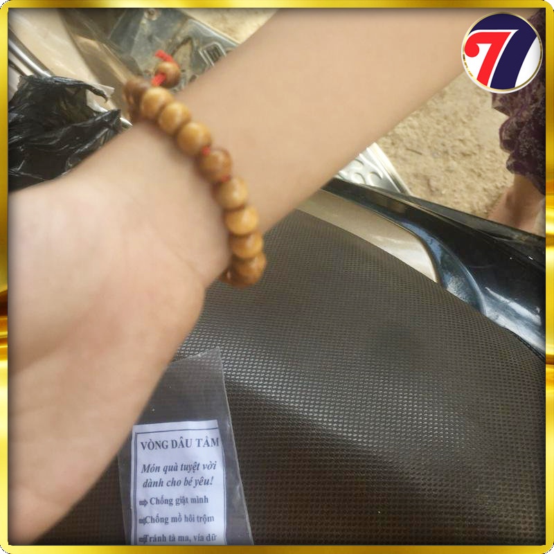 Bộ 2 vòng dâu tằm đeo tay cho bé (Dâu gốc) giúp bé ngủ sâu giấc tránh các tà vía dữ