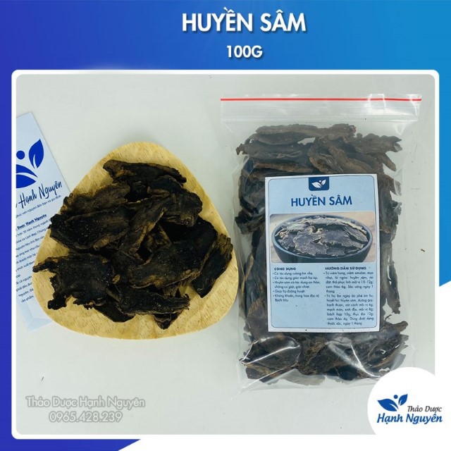 Huyền Sâm 100g (Khô, Thái Mỏng)