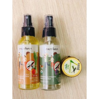Tinh Dầu Xịt Chống Muỗi CITRONELLA Citrus PHUTAWAN 100ml - Thái Lan