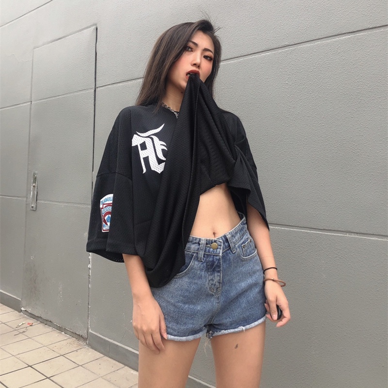 * * * Áo Thun Ngắn Tay Dáng Rộng In Chữ FEAR OF GOD FOG mainline Phong Cách Đường Phố Cho Nam Và Nữ