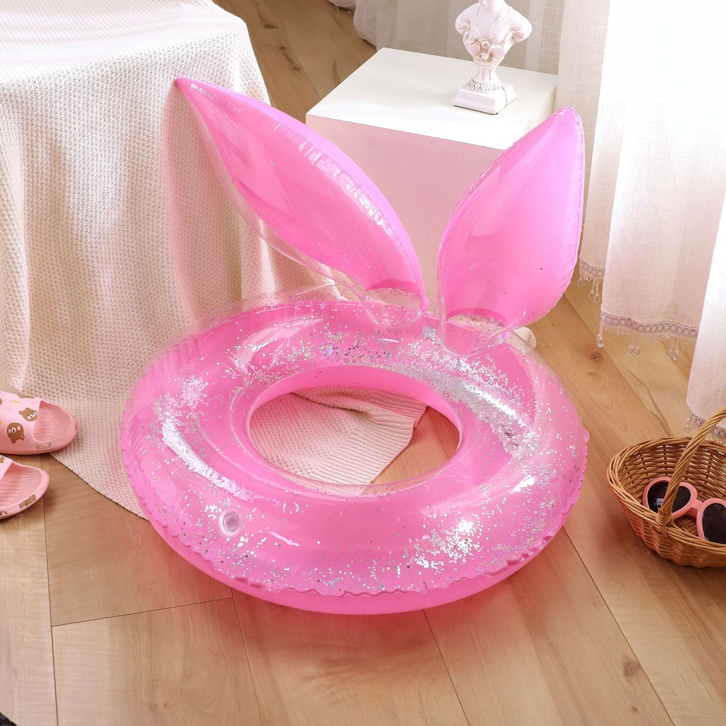 Phao bơi phao tai thỏ/ phao trái tim/ phao trang trí đi bơi đi biển hè