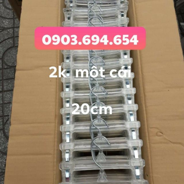 Combo  (50 kẹp) 20cm  treo đồ trẻ em