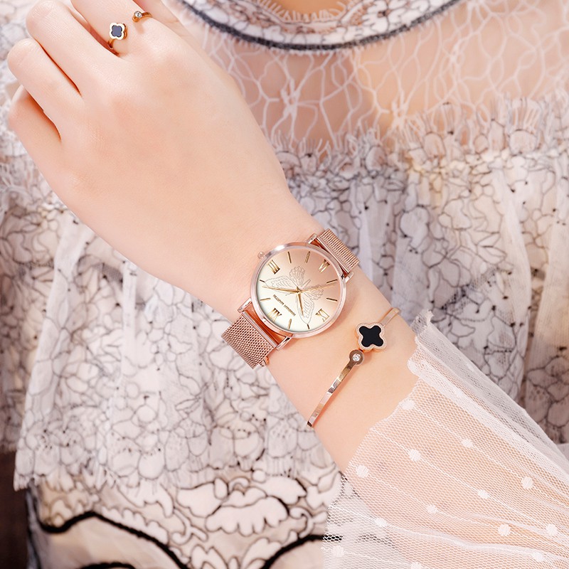 Đồng hồ nữ HANNAH MARTIN chính hãng - Model HM-13620 - dây thép không gỉ - bảo hà | BigBuy360 - bigbuy360.vn