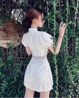 ĐẦM XÔ CHÂN BÈO PHỐI REN (KÈM HÌNH THẬT)