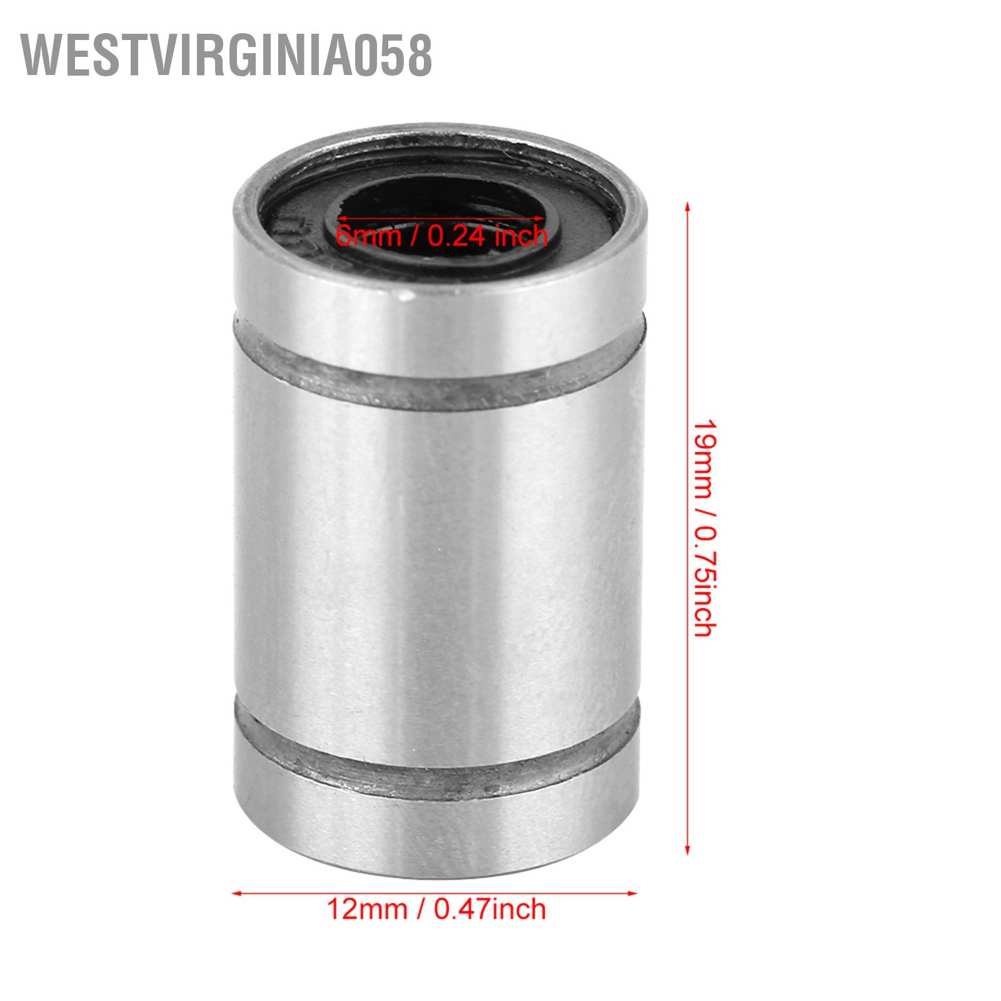 Hot Deals8 cái LM6UU 6mm Vòng bi chuyển động tuyến tính Ống lót cho Máy in 3D Bộ phận CNCSpot ExpressWestvirginia058