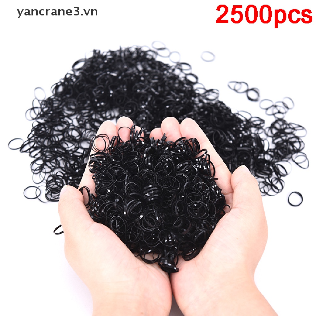 Set 2500 Dây Chun Buộc Tóc Trong Suốt Co Giãn Cho Bé yancrane3.vn