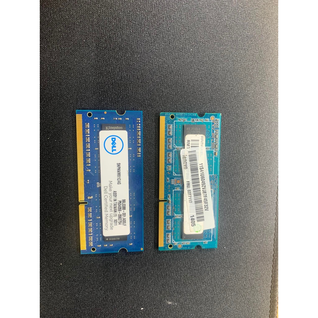 Ram  Ddr3l 4gb bóc máy  nhật