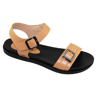 Sandal đế bằng nữ Bita's SYN.239 (Đen + Trắng + Vàng bò + Xám)