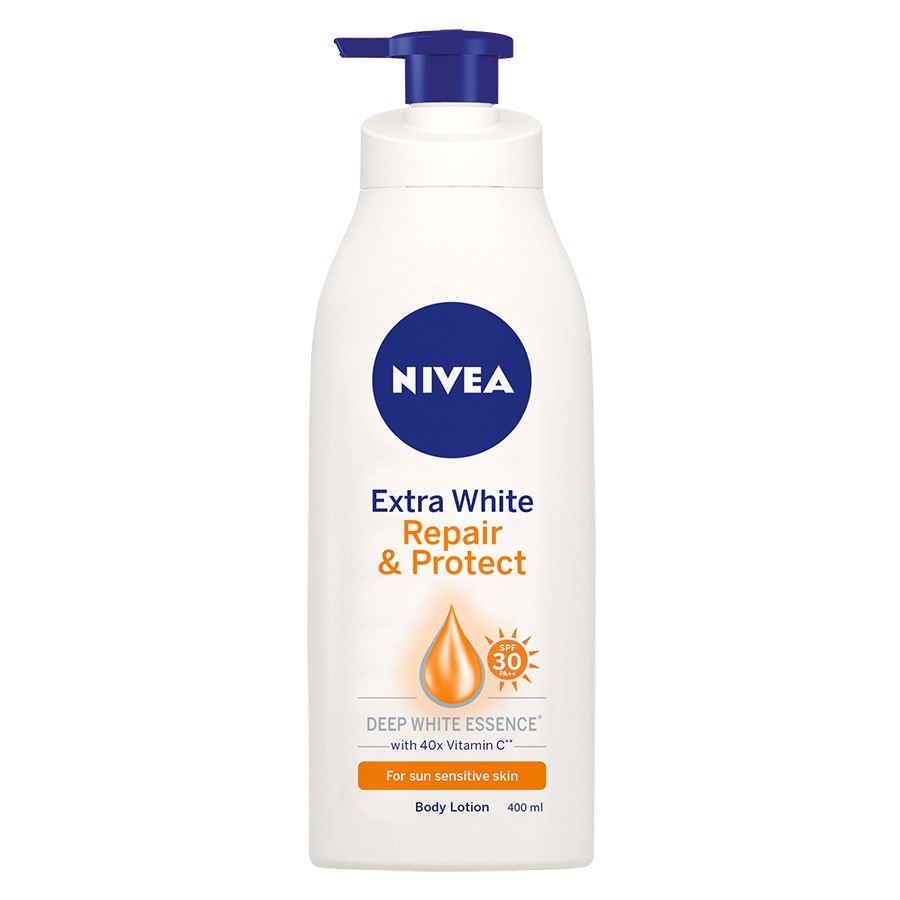 Sữa dưỡng thể dưỡng trắng NIVEA ban ngày giúp phục hồi &amp; chống nắng SPF30 (350ml)