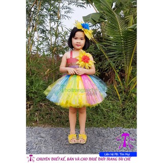 Thời trang tái chế dành cho bé gái siêu dễ thương để thi thời trang tái chế