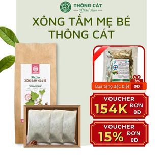 Thảo dược xông tắm mẹ bé hết rôm sảy THÔNG CÁT Thảo dược hết mụn nhọt cho da nhạy cảm