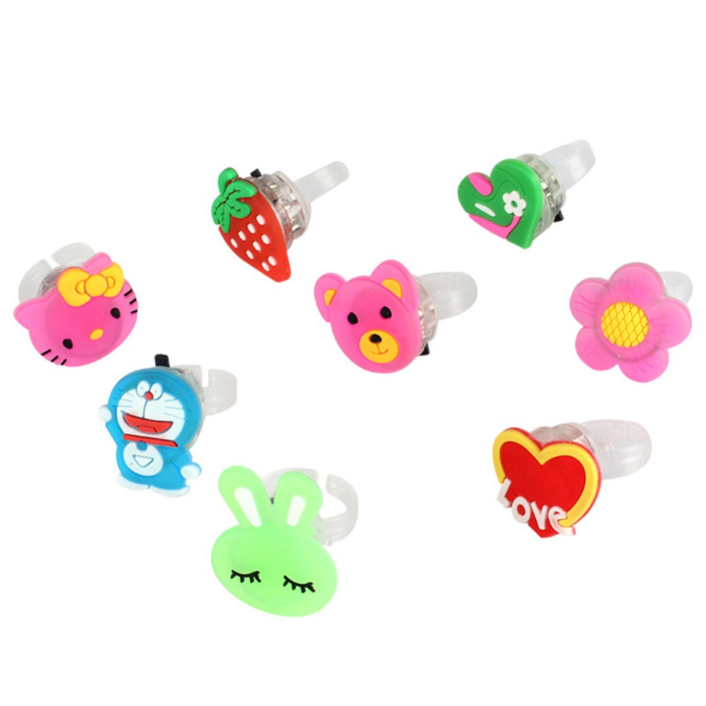 Nhẫn đeo đèn led phát sáng màu sắc