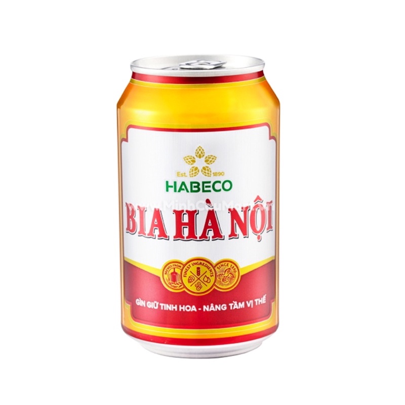 BIA HÀ NỘI HABECO LON 330ML