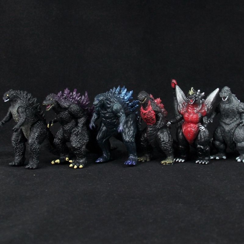 Set 10 mô hình đồ chơi quái vật Godzilla