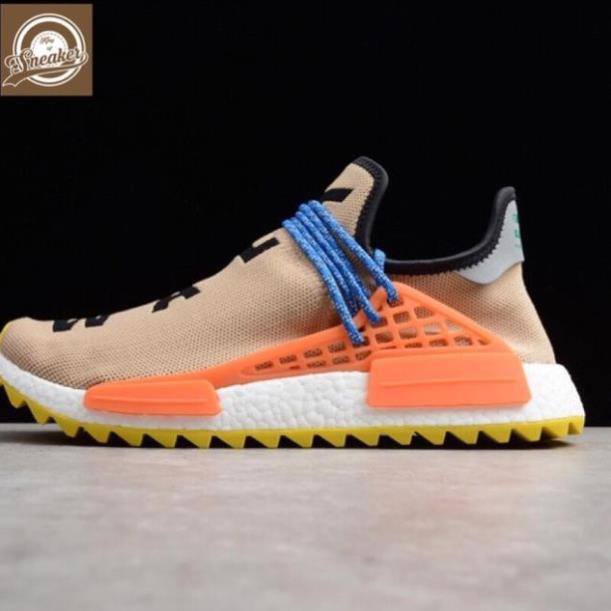 xiêu giảm giá ⚡ Giầy thể thao NMD HUMAN RACE vàng đế trắng thời trang dạo phố ! NEW 👟 Big Sales < : :)) . rẻ vô địch