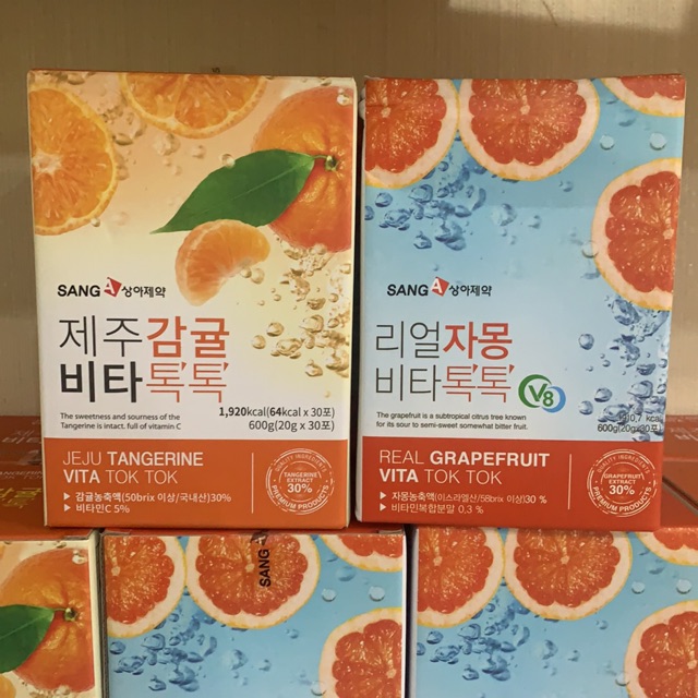 Trà giảm cân Bưởi/Quýt Vita Tok Tok