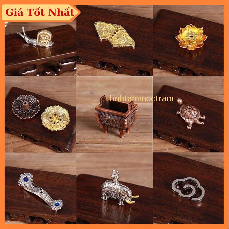 Đế cắm nhang vòng đặt hương cây dùng thắp hương phụ kiện để lư trầm