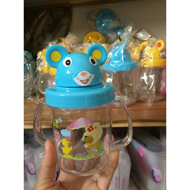 Bình nước có ống hút hình chú chuột siêu đáng yêu | BigBuy360 - bigbuy360.vn