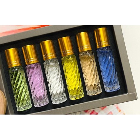 [LƯU HƯƠNG LÂU] BỘ KIT 6 CHAI NƯỚC HOA DẠNG LĂN Skkh | BigBuy360 - bigbuy360.vn