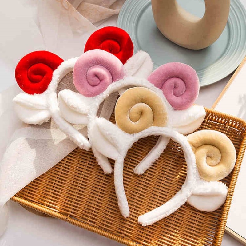 CC49 cài tóc băng đô bờm tóc nữ con cừu 🐑 xinh