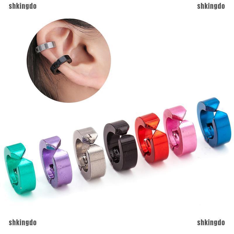 Khuyên Tai Thép Titanium Dạng Kẹp Cho Nam Nữ