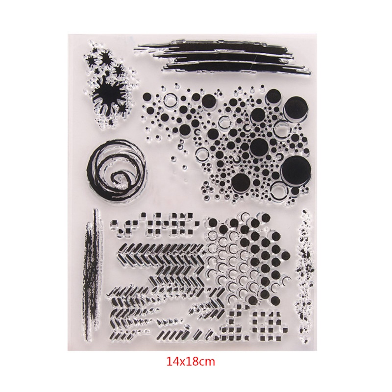 Miếng Tem Dấu Trang Trí Silicone Trong Suốt T1336