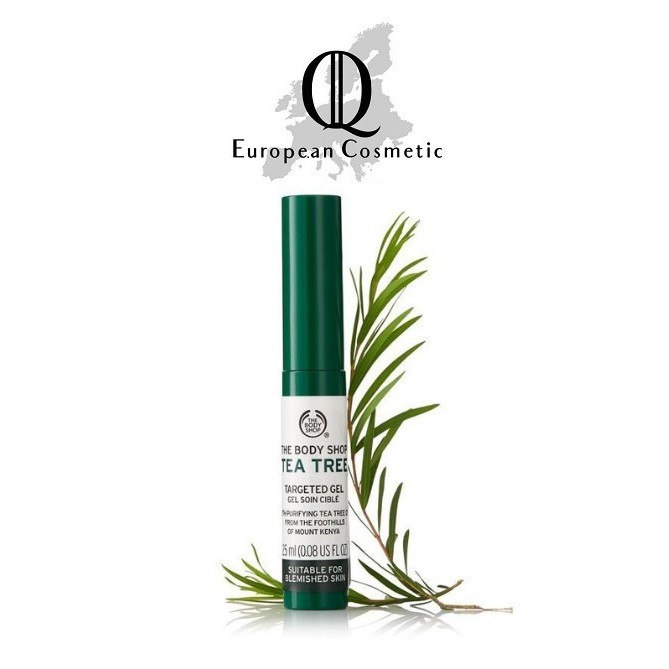 Gel chấm mụn làm mờ vết thâm the body shop tea tree targeted gel 2.5ml | BigBuy360 - bigbuy360.vn