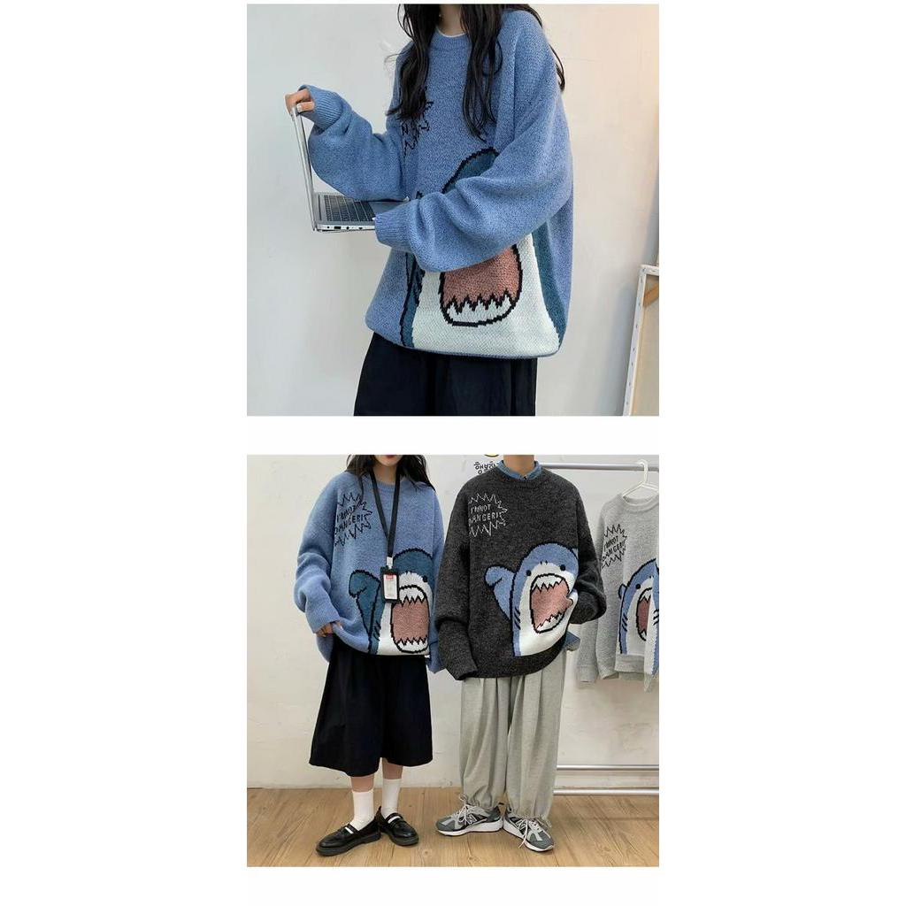 Áo Nỉ Tay Dài In Hình Hoạt Hình Phong Cách Nhật Bản Trẻ Trung Với 3 Màu Tuỳ Chọn