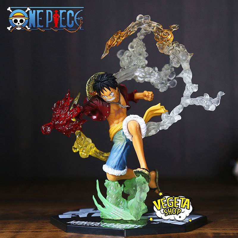 Mô hình One Piece - Mô hình nhân vật Luffy Ace Zoro Sanji hiệu ứng effect - Mô hình cực to nét đẹp rẻ - Cao 14~18cm