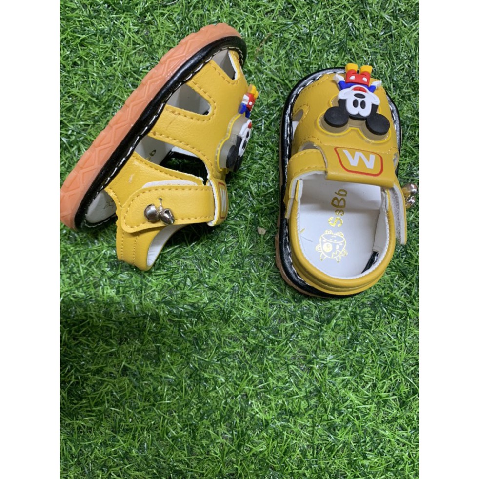 Dép Sandal Tập Đi Siêu Mềm Cho Bé Hàng Quảng Châu Cao Cấp Phát Tiếng Kêu (A-5)