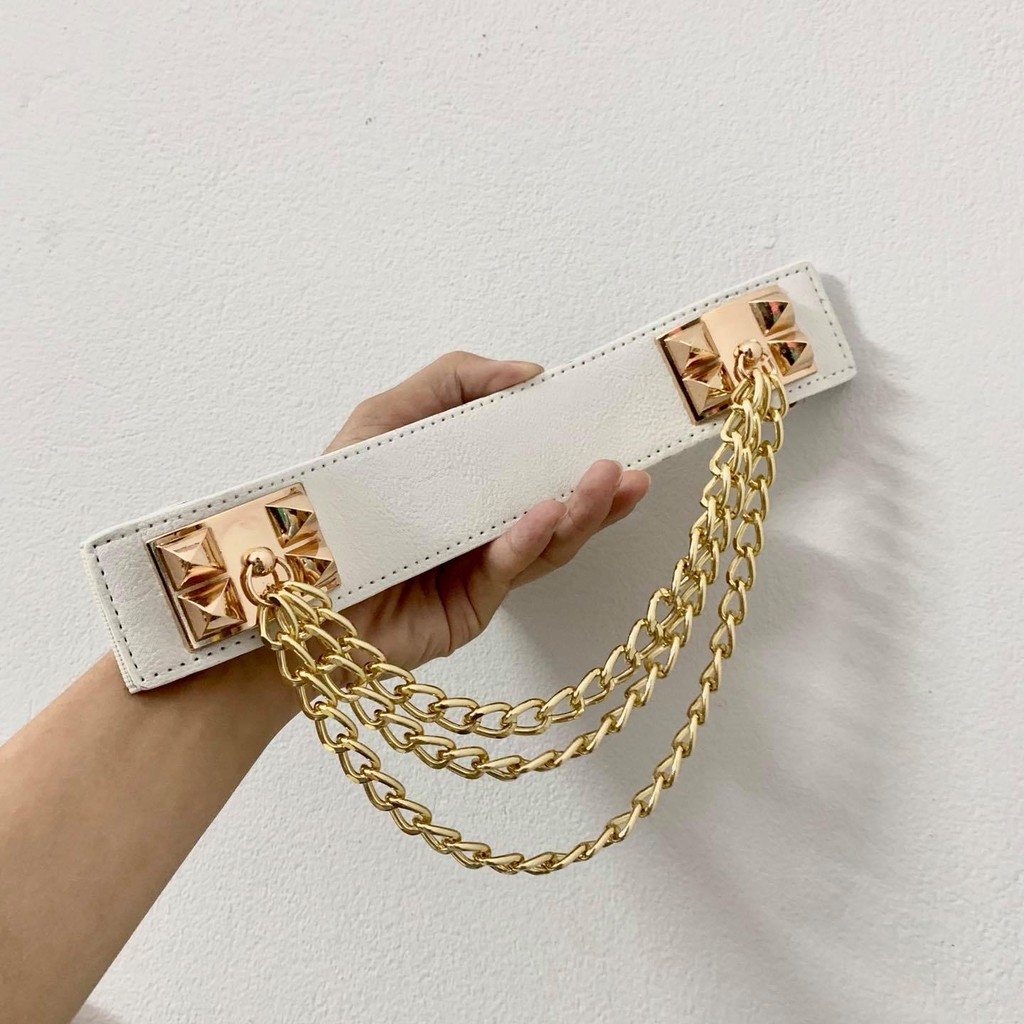 Đai váy nịt lưng H xích 4cm