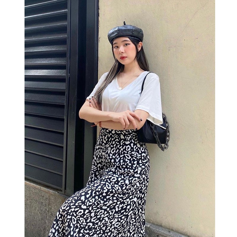 Chân Váy Da Beo Lưng Chun Sau Phom Dáng Siêu Đẹp Chất Bao Đẹp M995-Vin_store168