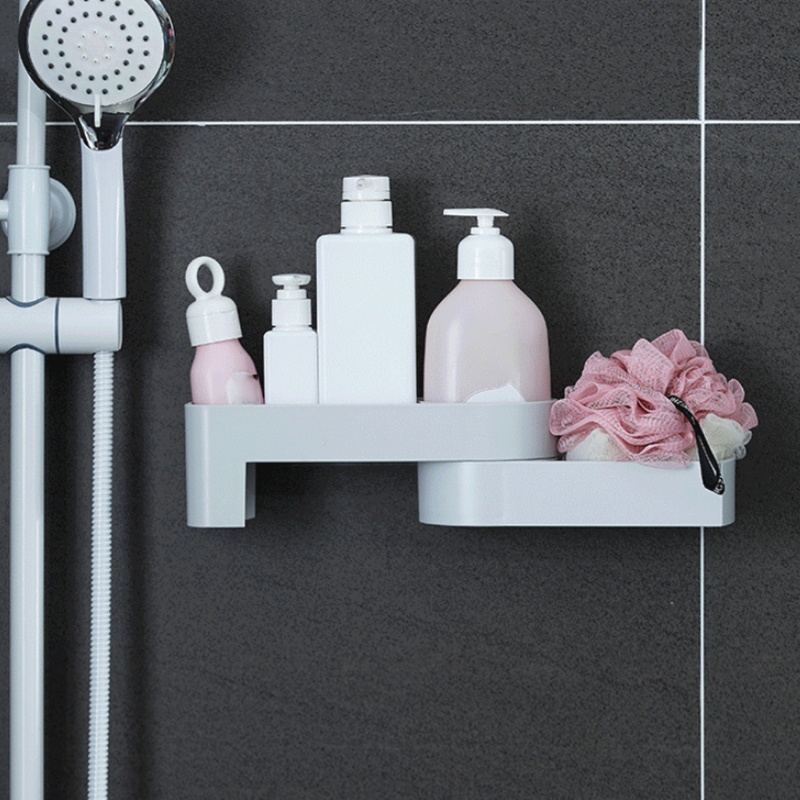 Kệ Đựng Đồ Dùng Nhà Tắm / Nhà Bếp Tự Dính Tiện Lợi