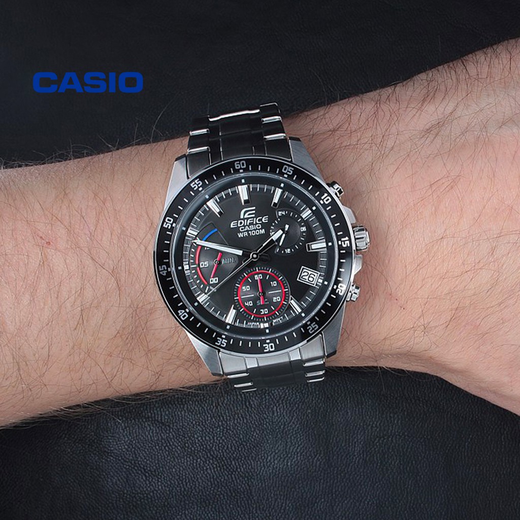 Đồng hồ nam Casio Edifice EFV-540D-1AVUDF chính hãng - Bảo hành 1 năm, Thay pin miễn phí