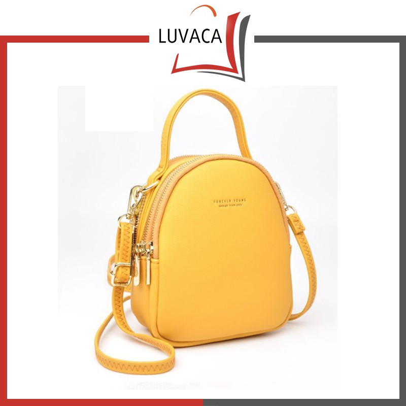 Balo Nữ Mini Thời Trang FORVER YOUNG Da Mềm Nhiều Ngăn Tiện Dụng FY03 - LUVACA